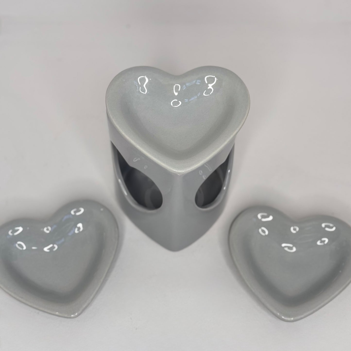 Grey Heart Burner