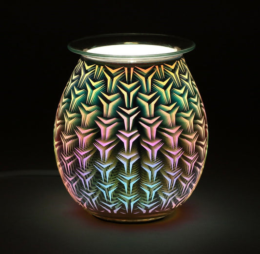 3D GEOMETRIC LIGHT UP ELECTRIC OIL BURNER